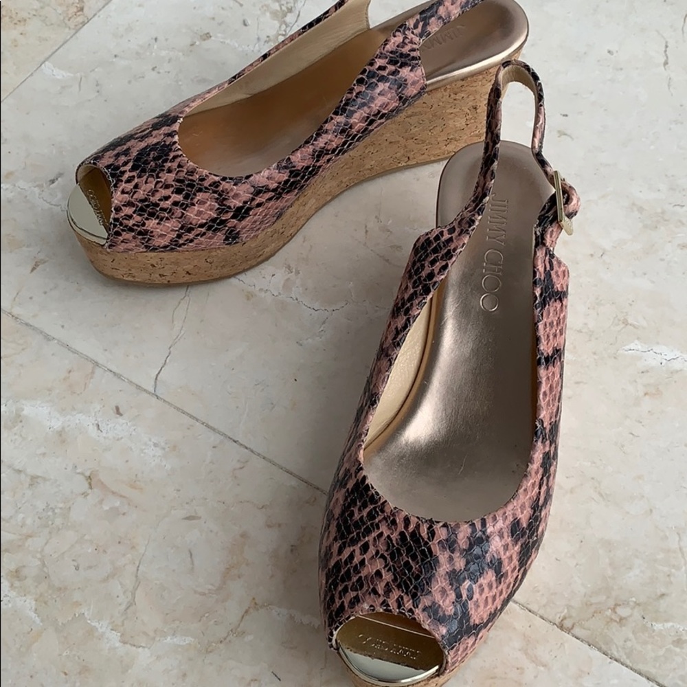 Jimmy Choo platform 38.5